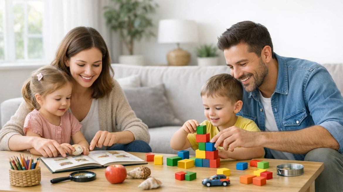 Guías prácticas de educación infantil en casa para familias ocupadas