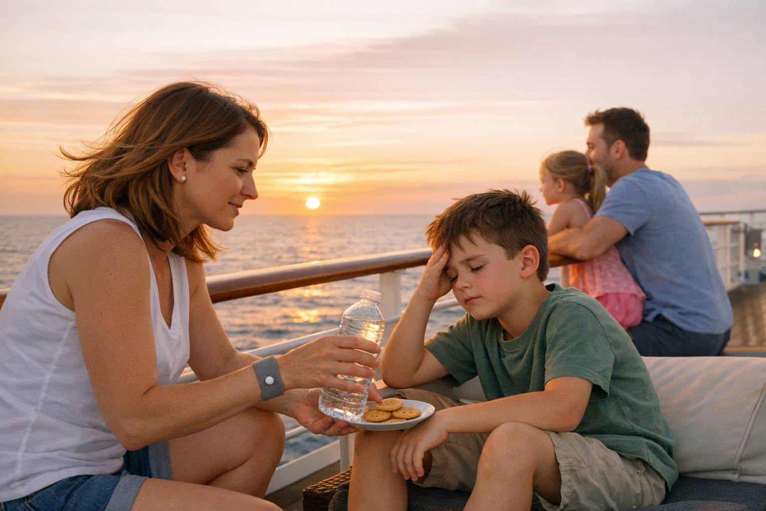 Mareo en crucero con niños: cómo prevenirlo y qué llevar en el botiquín familiar